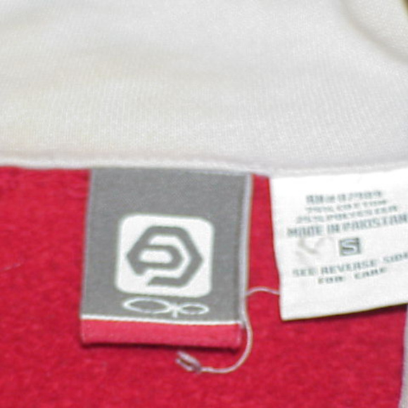 90s OP Athletic Track Jacket Preppy Zip Up Sweatshirt by Ocean Pacific S/Small - Picture 3 of 5